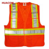 Detachable ANSI High Visibility Mesh Traffic Vest BH227