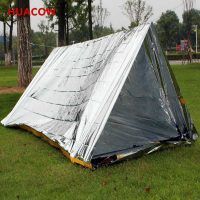 Sliver Aluminizer PET Rescue Emergency Shelter Tube Tent EA442