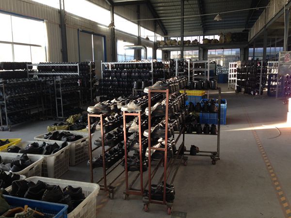 Safety Shoes Workshop 4 - White Leather Safety Toe Work Shoes DS524