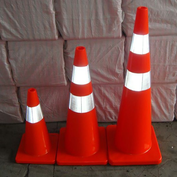 TC340 3 e1598705911212 - Orange Road Warning PVC Traffic Cone TC348