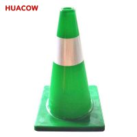 45cm Road Warning Green PVC Traffic Cone TC362