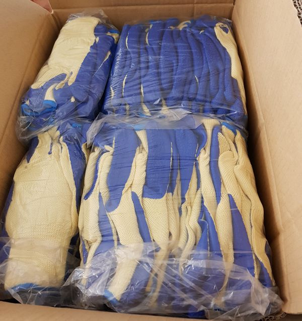 Latex coated gloves 2 - 13 Gauge Latex Coated Safety Glove HT222