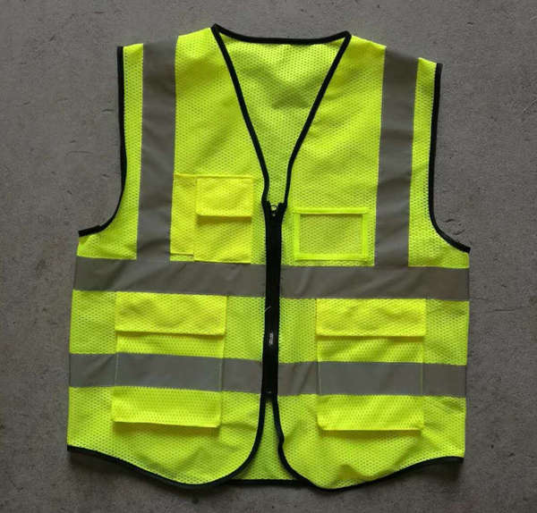 Multi Pockets High Visibility Safety Vests Factory BH2563 – HUACOW Safety